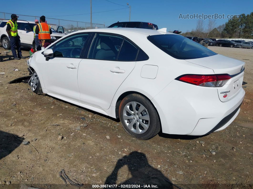 2021 Toyota Corolla Le White vin: 5YFEPMAE2MP179477