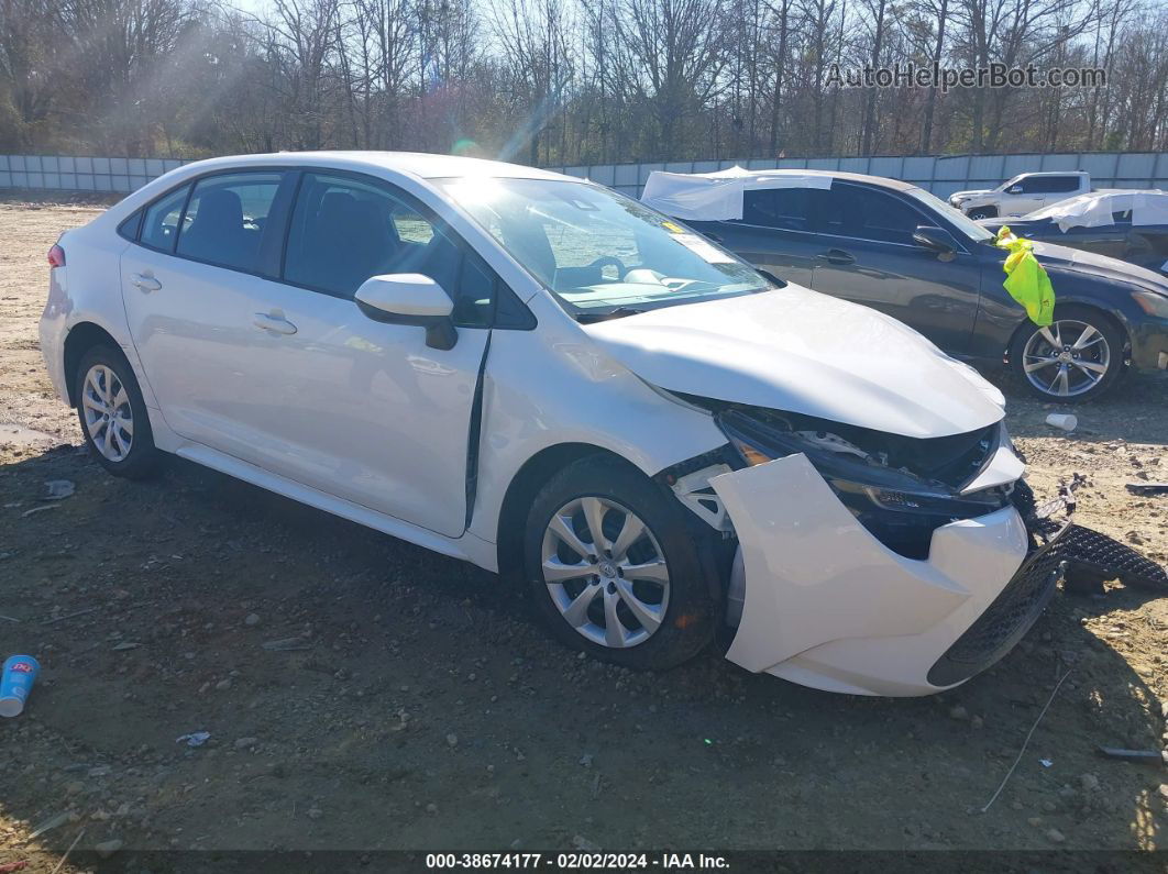 2021 Toyota Corolla Le White vin: 5YFEPMAE2MP179477