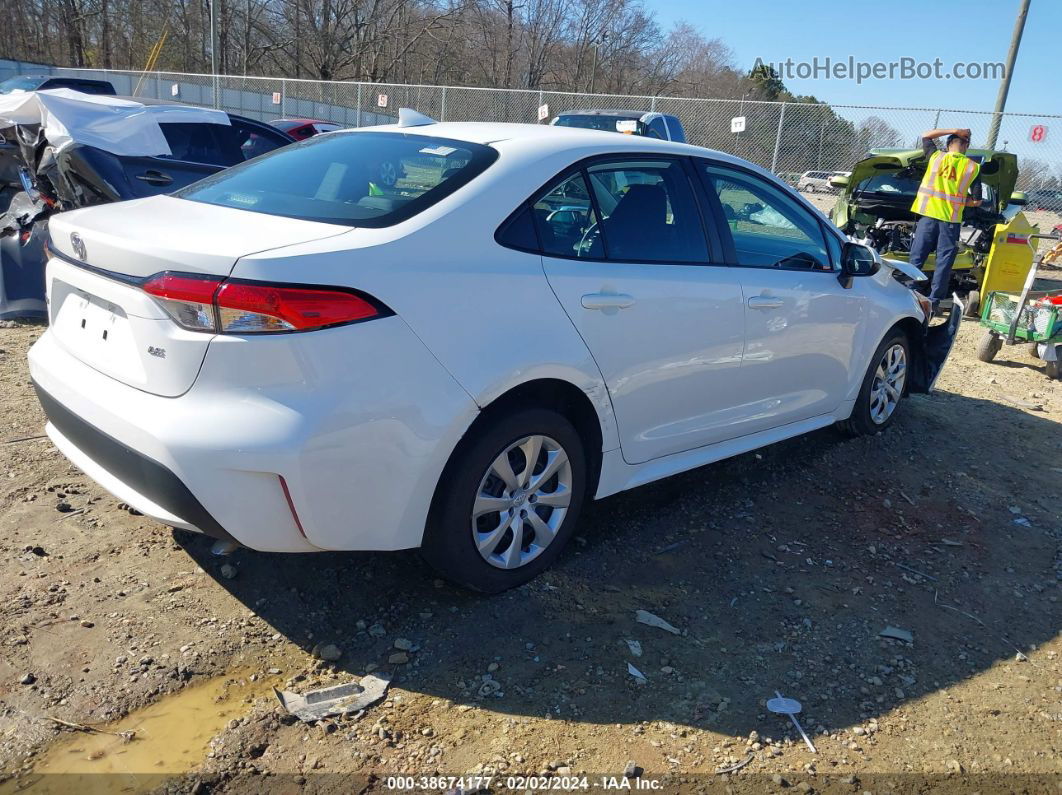 2021 Toyota Corolla Le White vin: 5YFEPMAE2MP179477