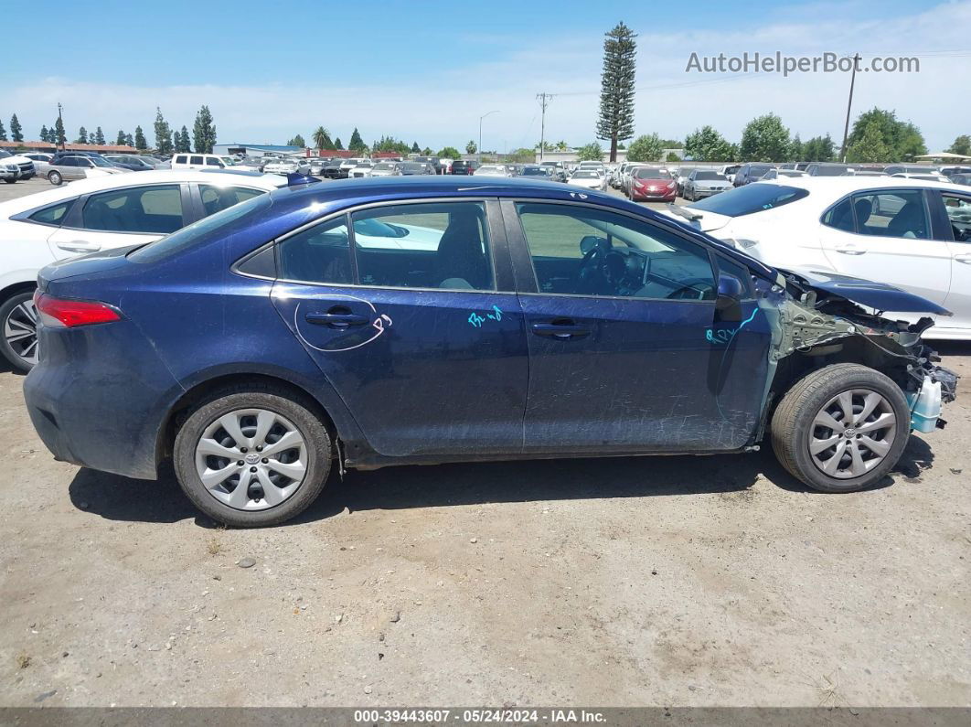 2021 Toyota Corolla Le Dark Blue vin: 5YFEPMAE2MP189135