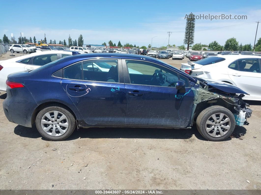 2021 Toyota Corolla Le Dark Blue vin: 5YFEPMAE2MP189135