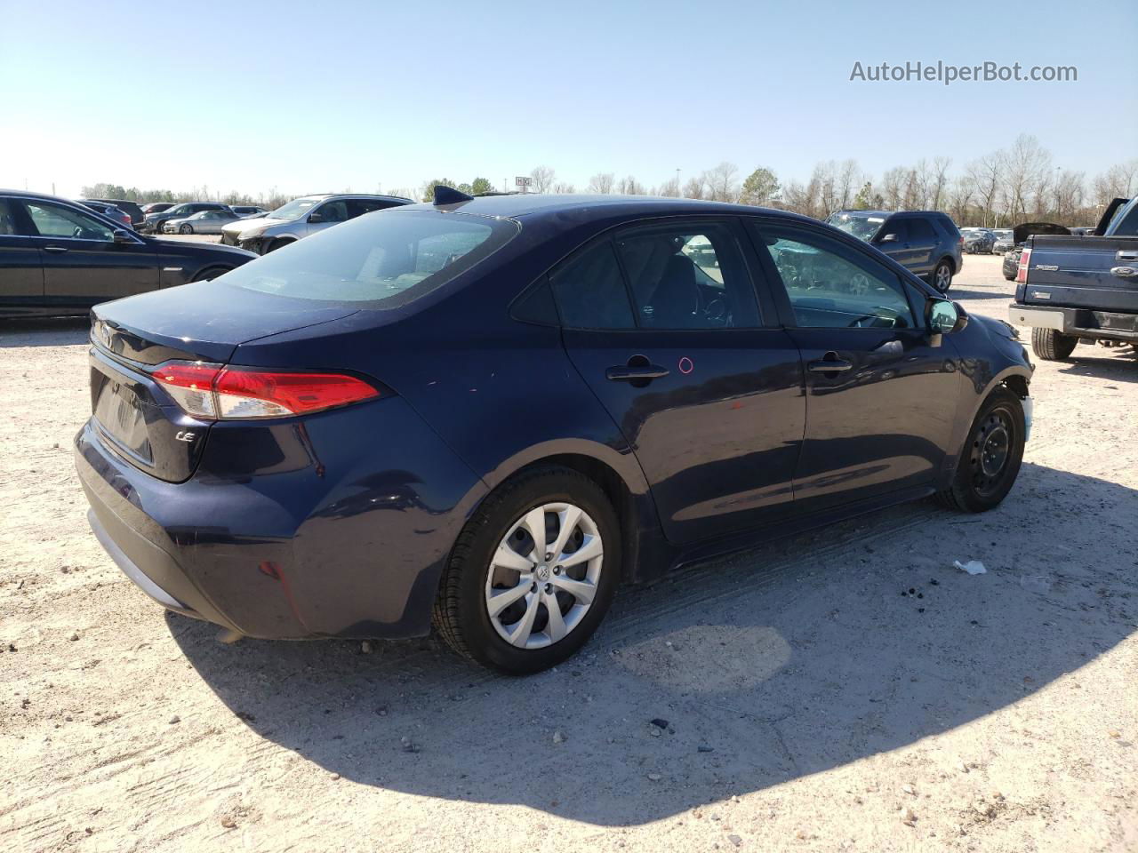 2021 Toyota Corolla Le Blue vin: 5YFEPMAE2MP197946