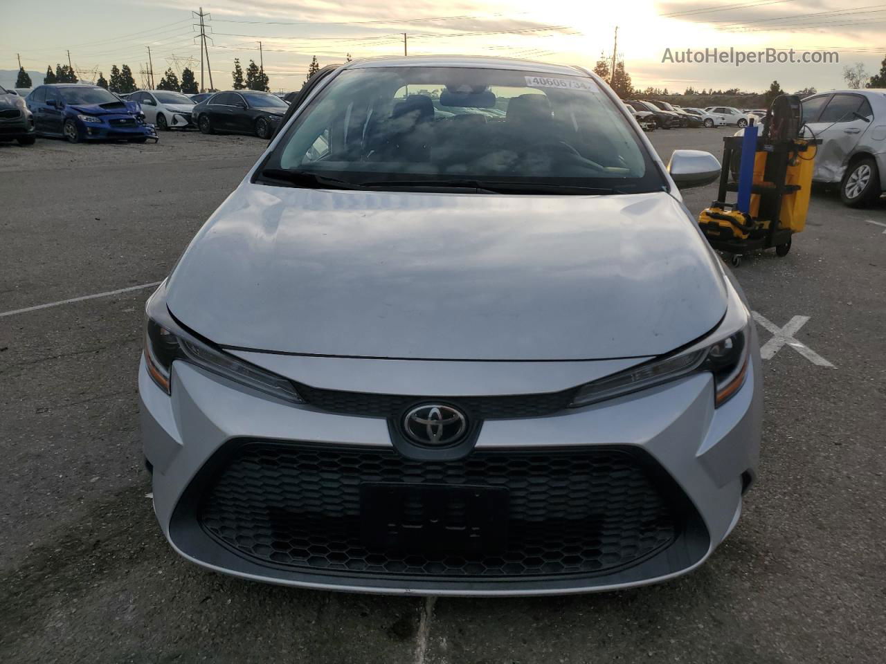 2021 Toyota Corolla Le Silver vin: 5YFEPMAE2MP207942