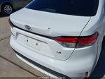 2021 Toyota Corolla Le White vin: 5YFEPMAE2MP210923