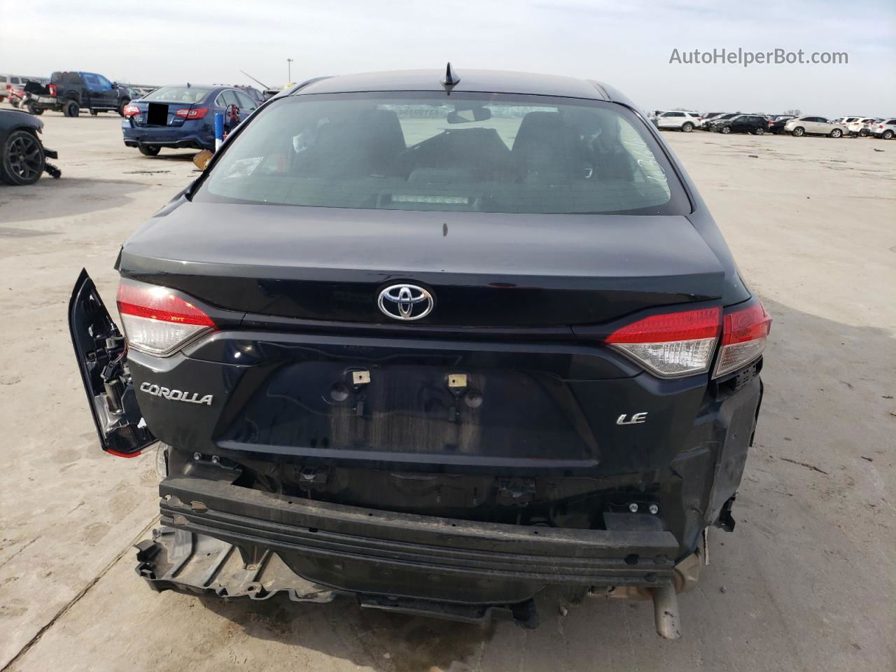 2021 Toyota Corolla Le Black vin: 5YFEPMAE2MP214311