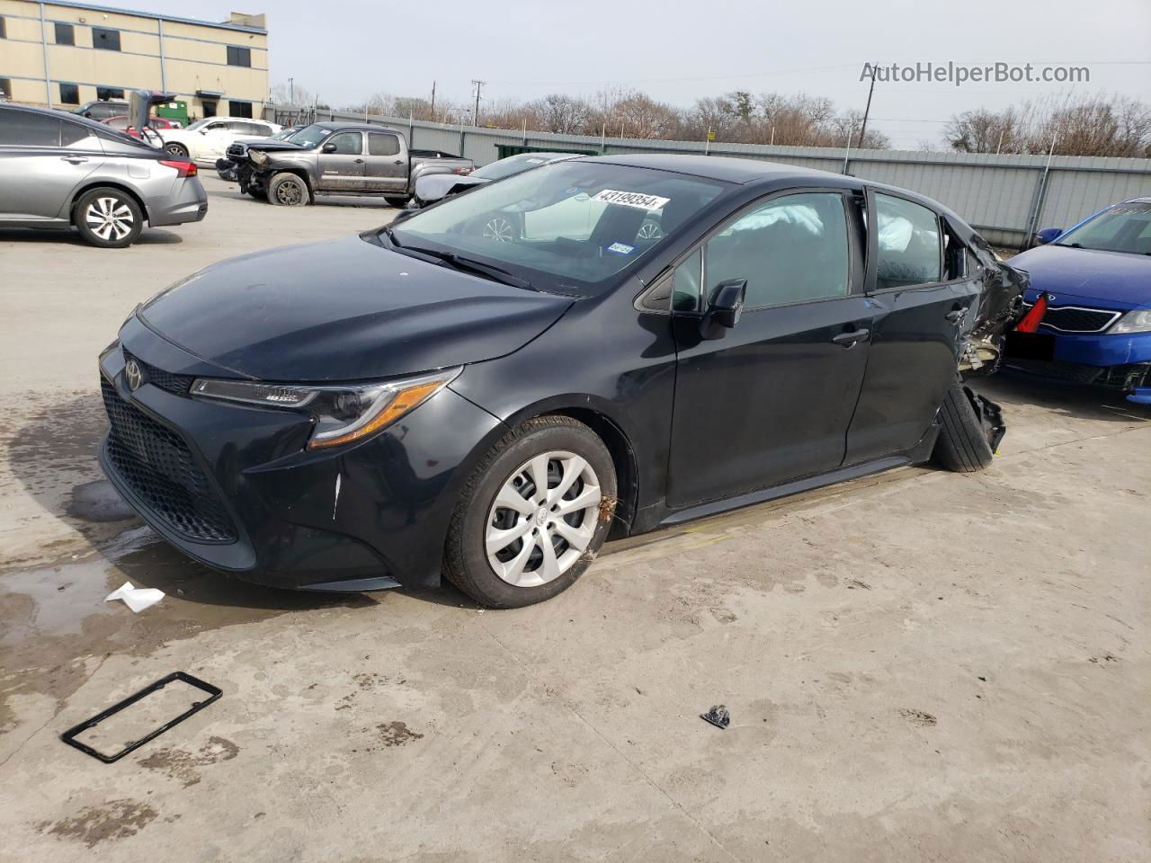 2021 Toyota Corolla Le Black vin: 5YFEPMAE2MP214311