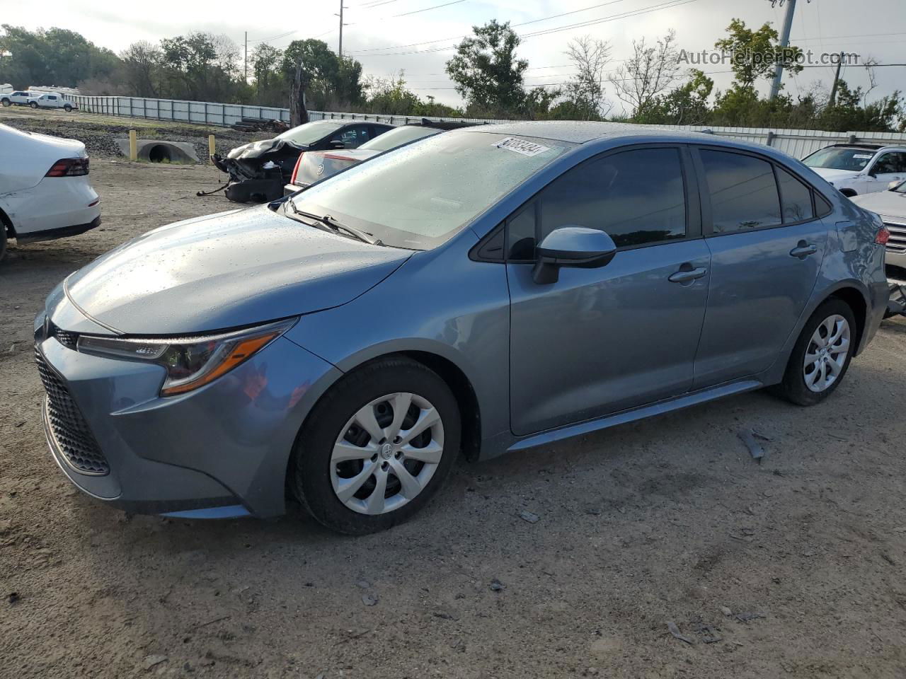 2021 Toyota Corolla Le Blue vin: 5YFEPMAE2MP222571