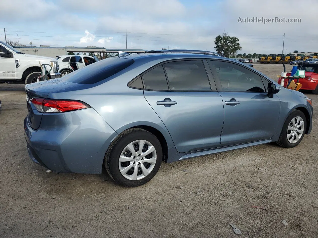 2021 Toyota Corolla Le Синий vin: 5YFEPMAE2MP222571