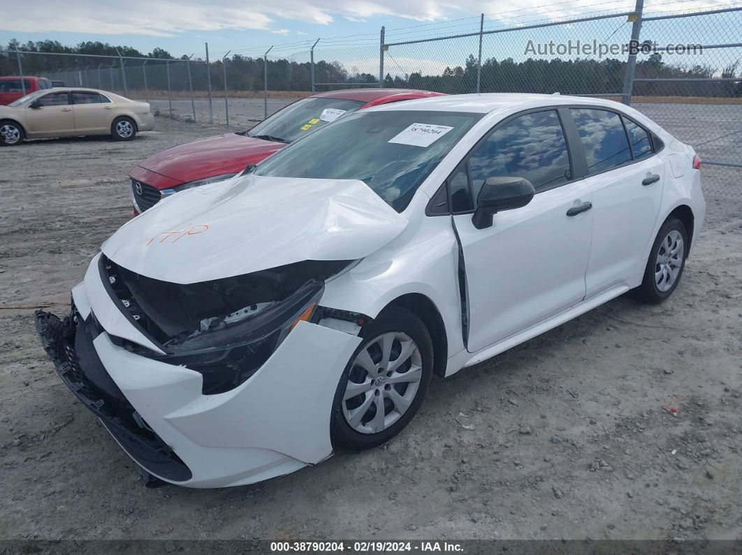 2021 Toyota Corolla Le White vin: 5YFEPMAE2MP269714