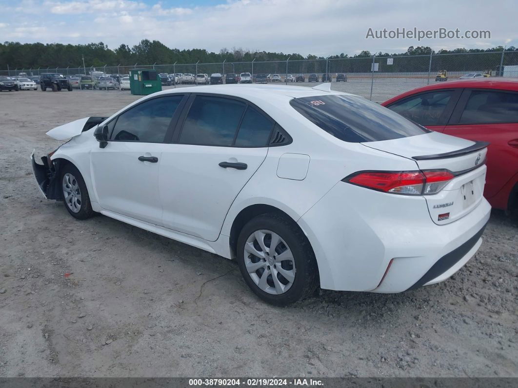 2021 Toyota Corolla Le White vin: 5YFEPMAE2MP269714