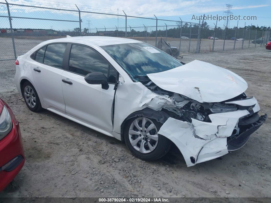 2021 Toyota Corolla Le White vin: 5YFEPMAE2MP269714