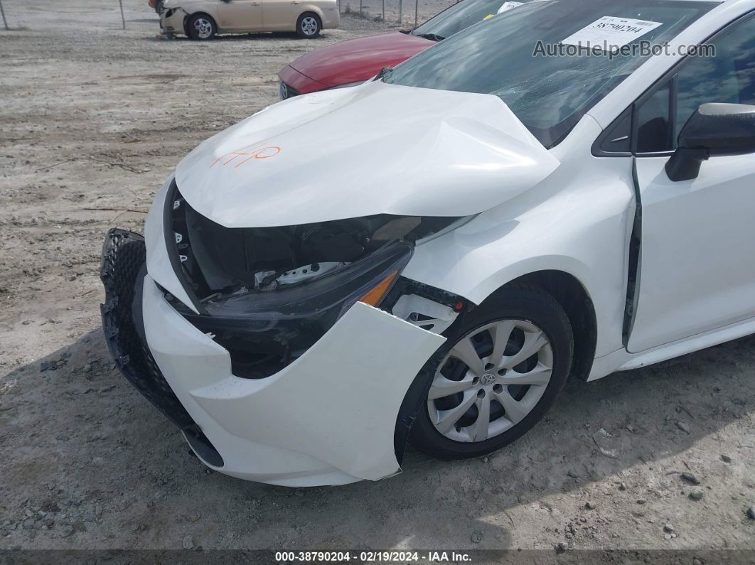 2021 Toyota Corolla Le White vin: 5YFEPMAE2MP269714