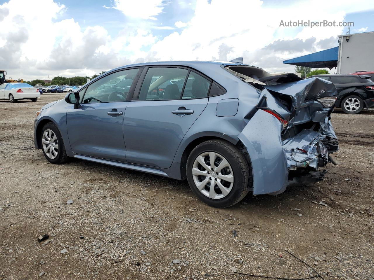 2021 Toyota Corolla Le Blue vin: 5YFEPMAE3MP164373