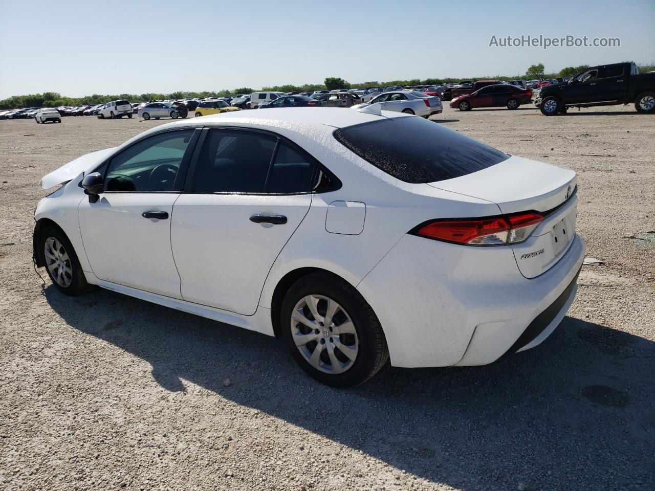 2021 Toyota Corolla Le Белый vin: 5YFEPMAE3MP173266