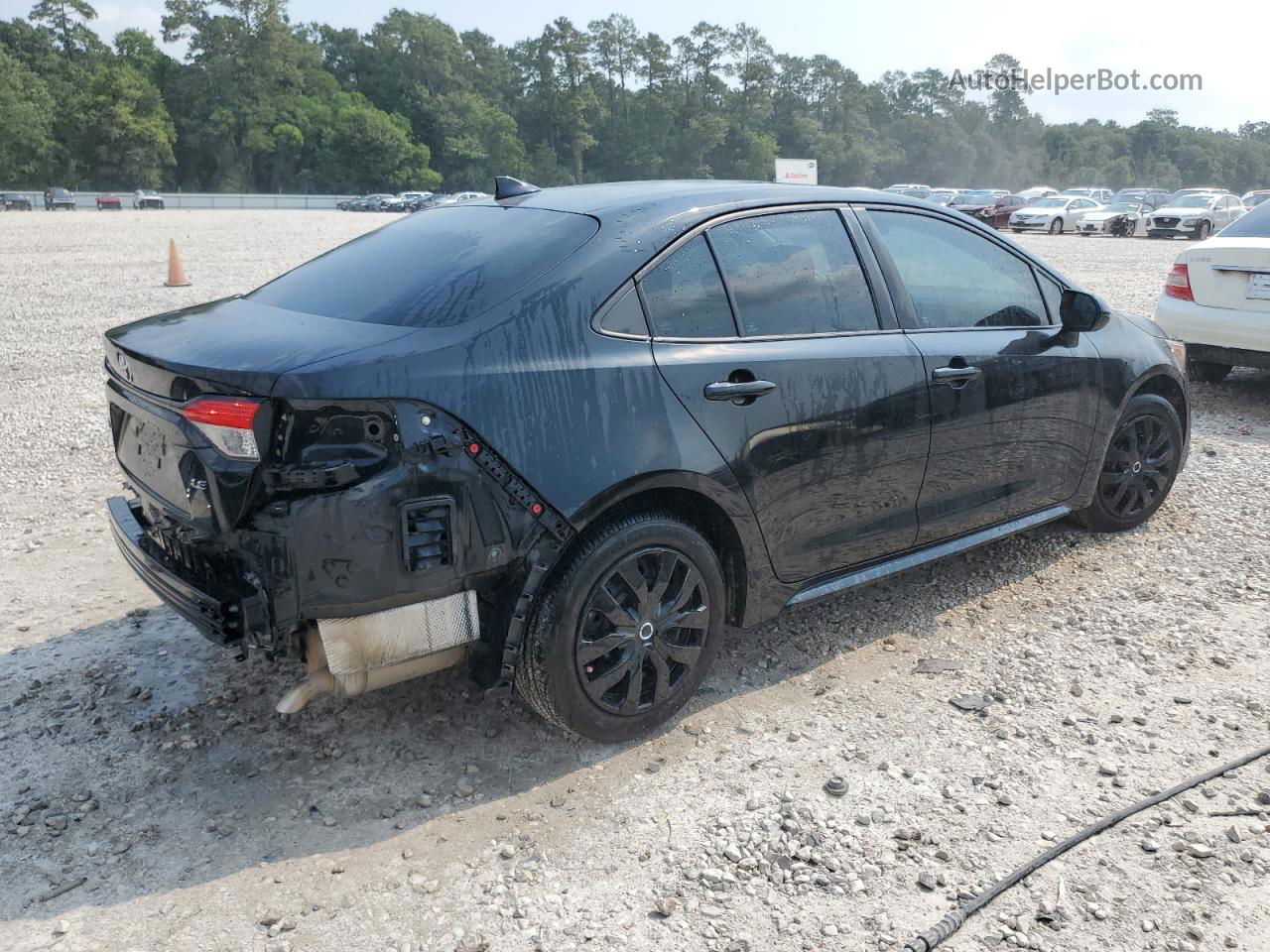 2021 Toyota Corolla Le Черный vin: 5YFEPMAE3MP175809