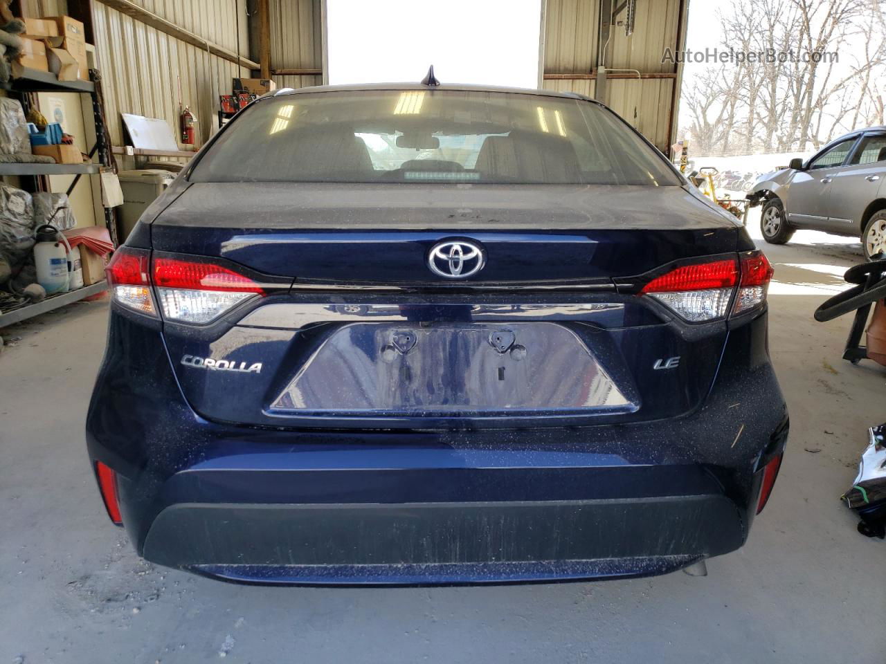 2021 Toyota Corolla Le Blue vin: 5YFEPMAE3MP176443