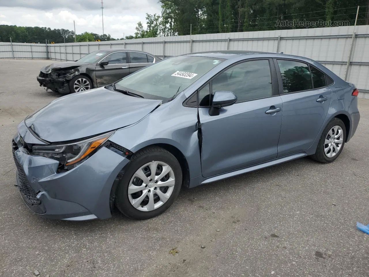 2021 Toyota Corolla Le Синий vin: 5YFEPMAE3MP201082