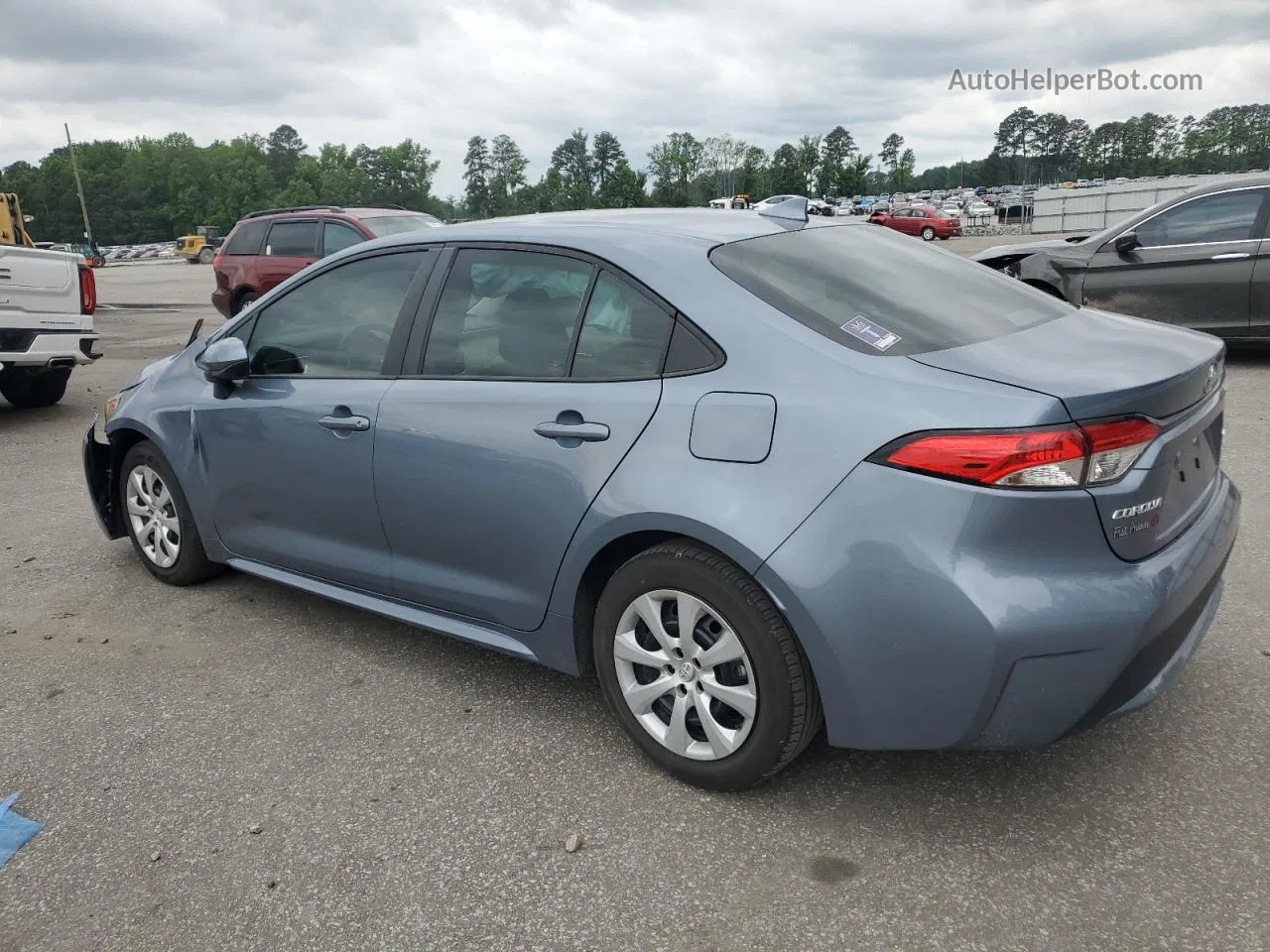 2021 Toyota Corolla Le Синий vin: 5YFEPMAE3MP201082