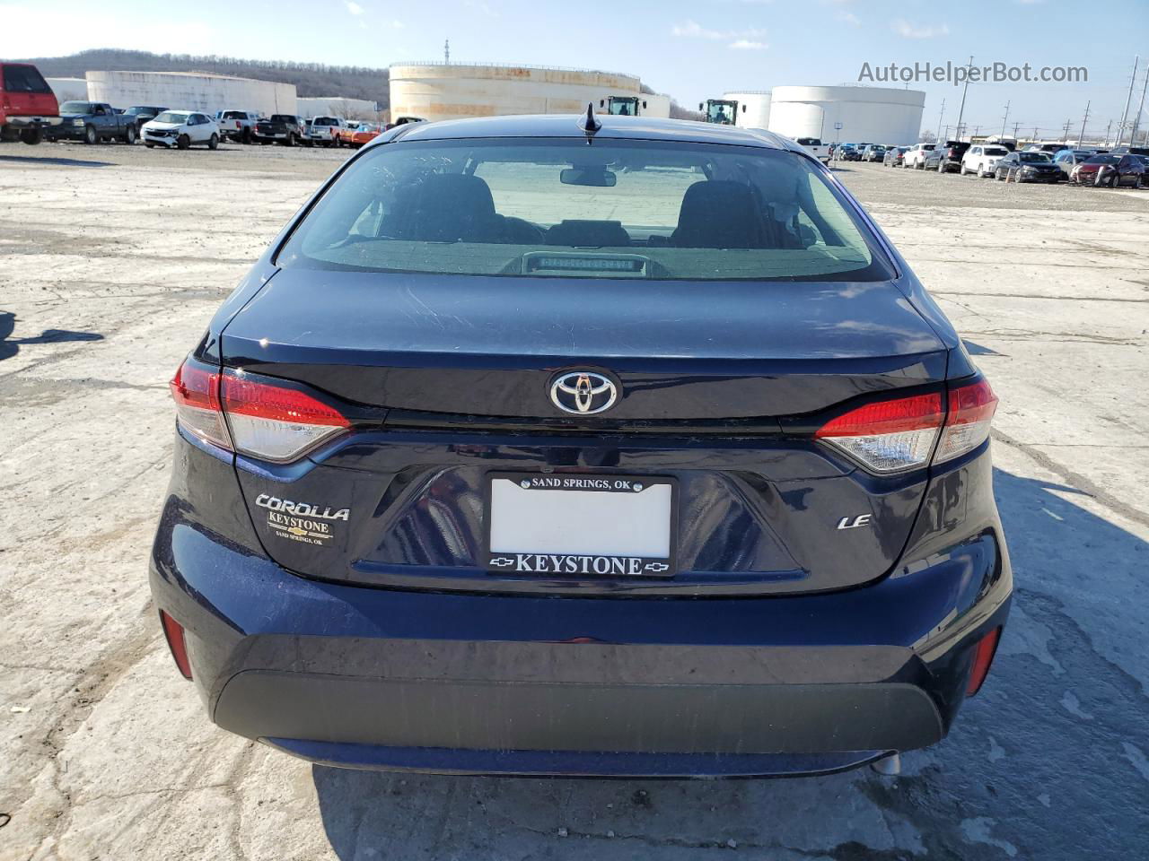 2021 Toyota Corolla Le Blue vin: 5YFEPMAE3MP218352