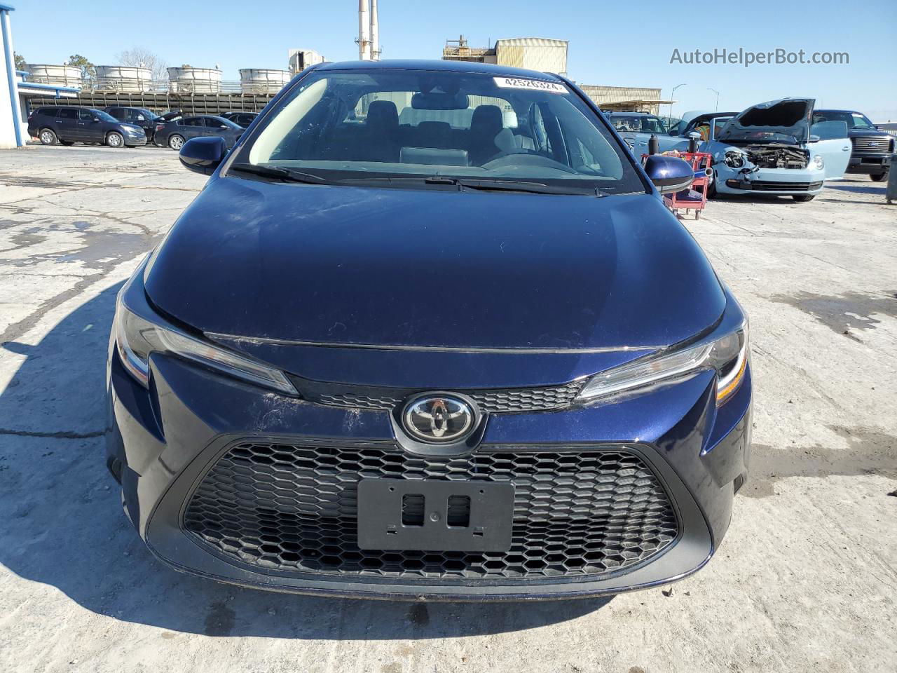 2021 Toyota Corolla Le Blue vin: 5YFEPMAE3MP218352