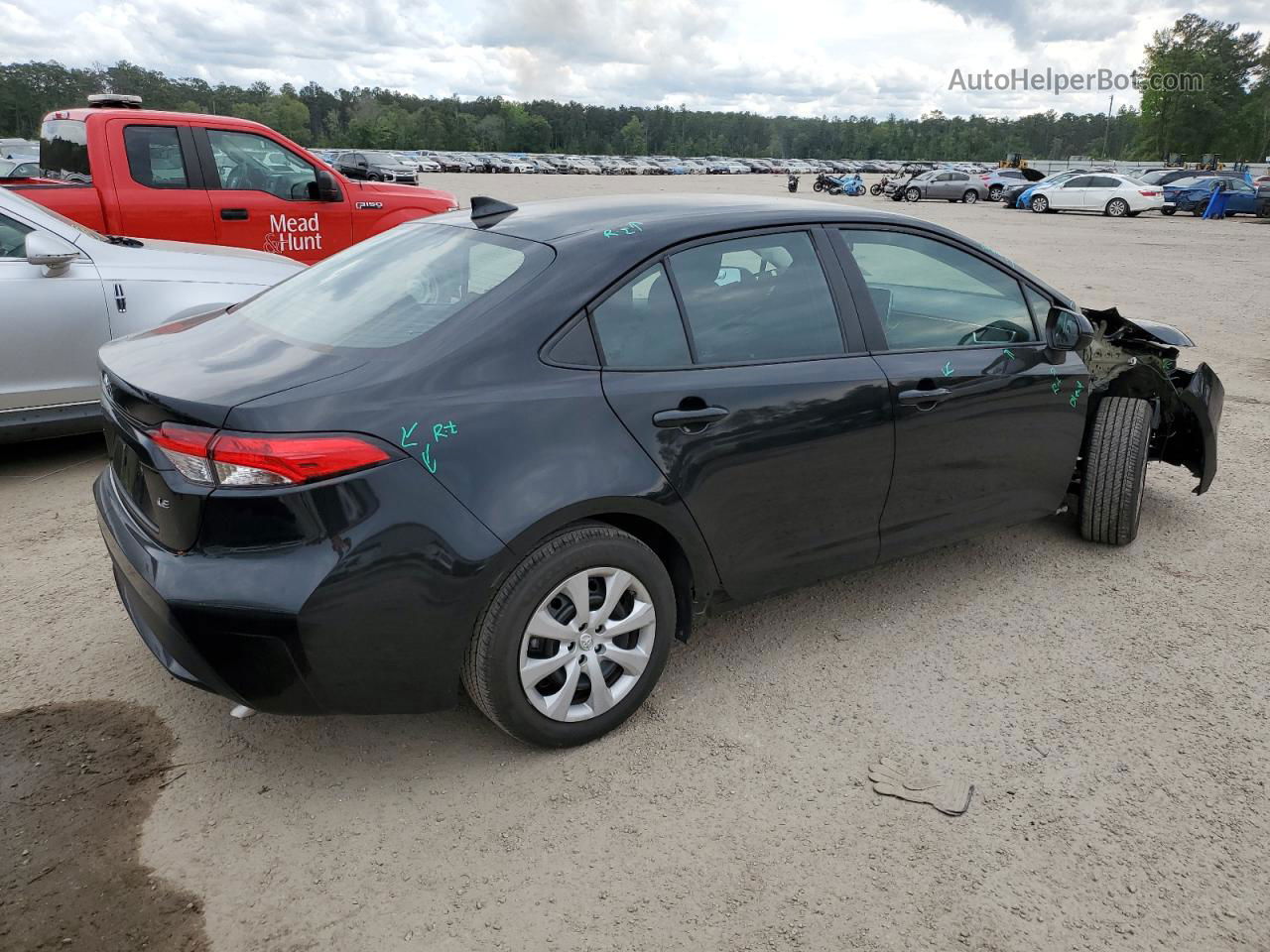 2021 Toyota Corolla Le Black vin: 5YFEPMAE3MP259385