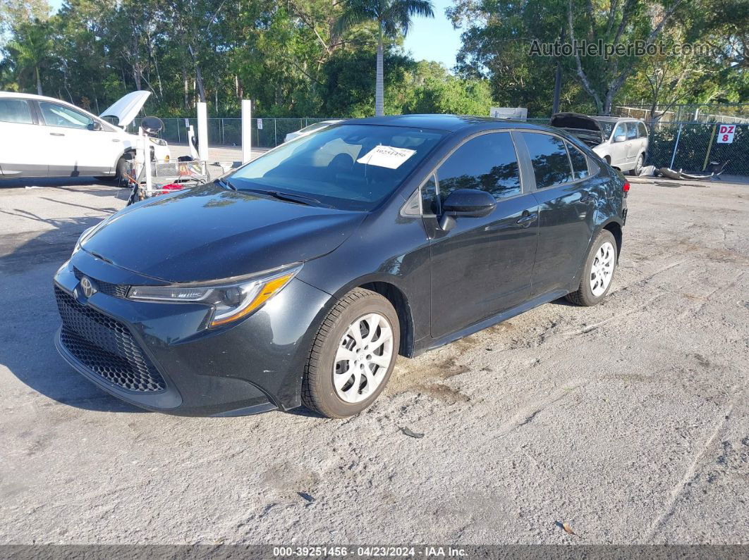 2021 Toyota Corolla Le Черный vin: 5YFEPMAE3MP267423