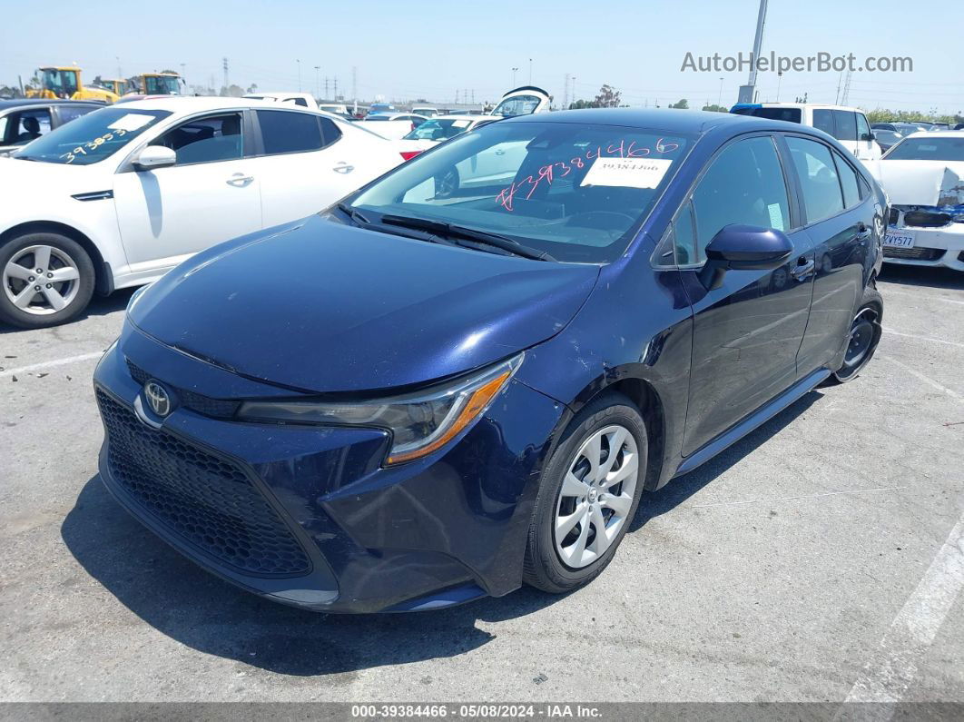 2021 Toyota Corolla Le Blue vin: 5YFEPMAE4MP159781