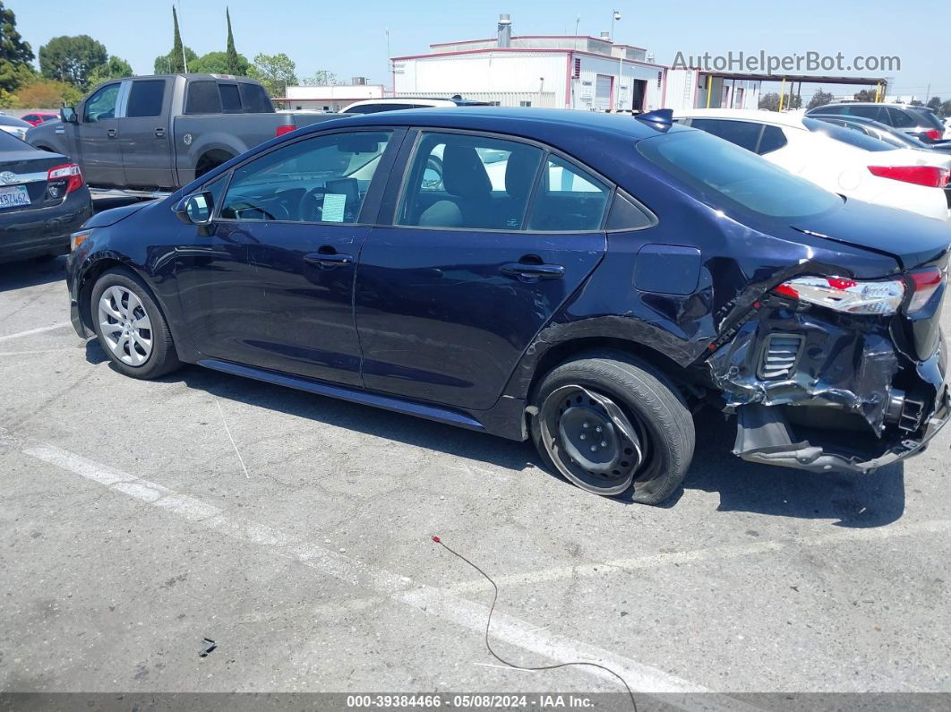 2021 Toyota Corolla Le Blue vin: 5YFEPMAE4MP159781