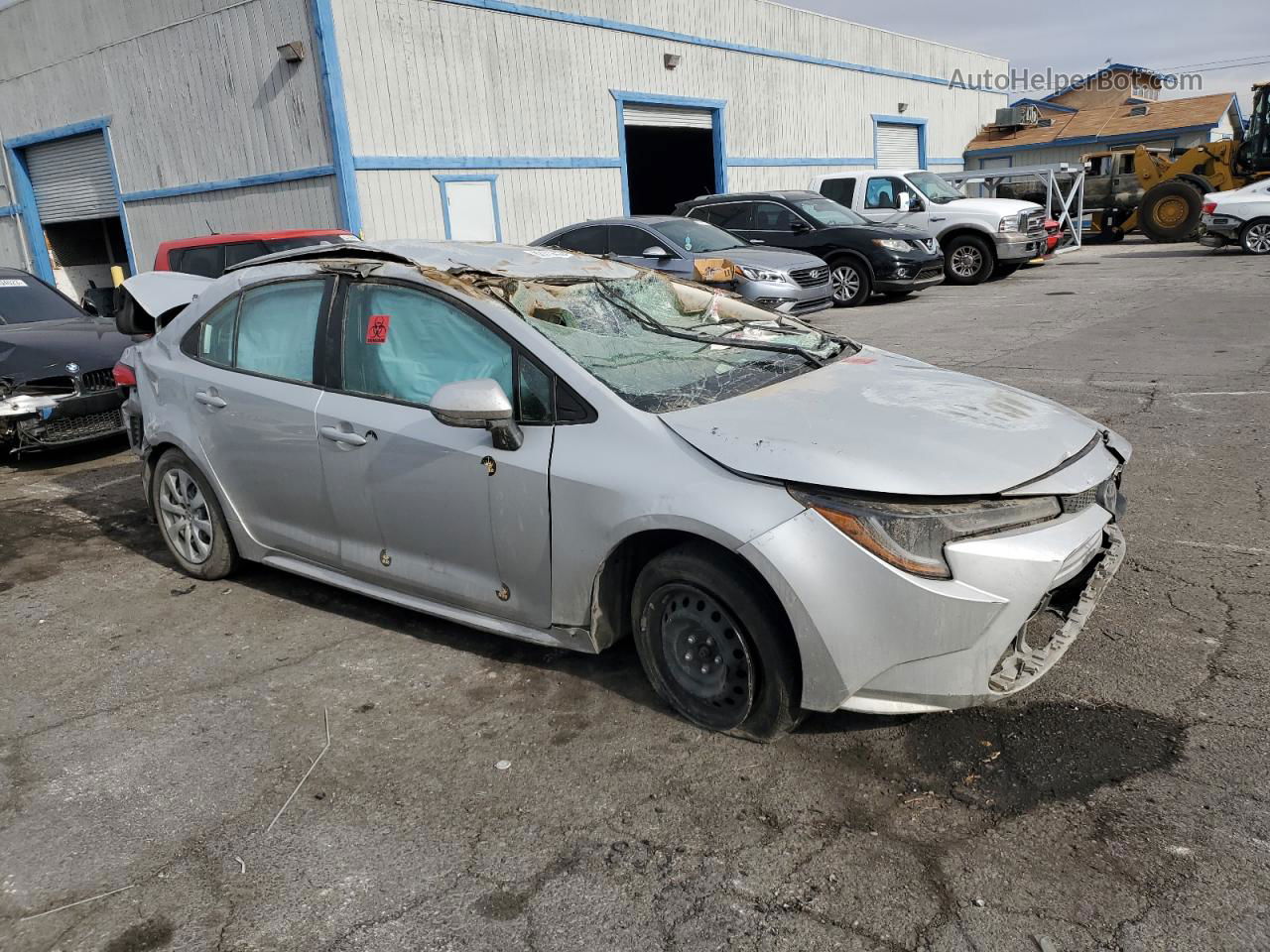 2021 Toyota Corolla Le Silver vin: 5YFEPMAE4MP192876