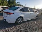 2021 Toyota Corolla Le White vin: 5YFEPMAE4MP193297