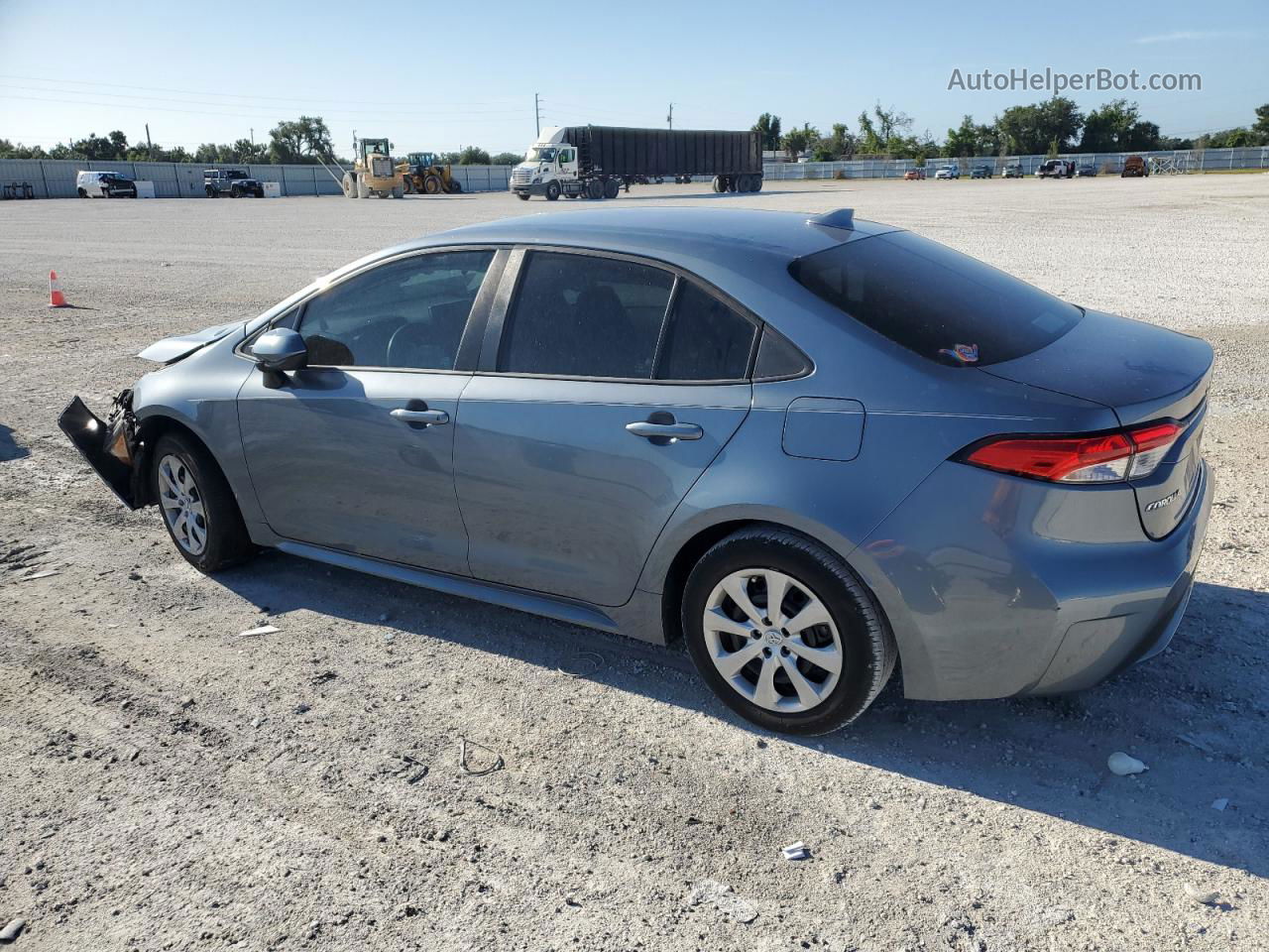 2021 Toyota Corolla Le Синий vin: 5YFEPMAE4MP194675