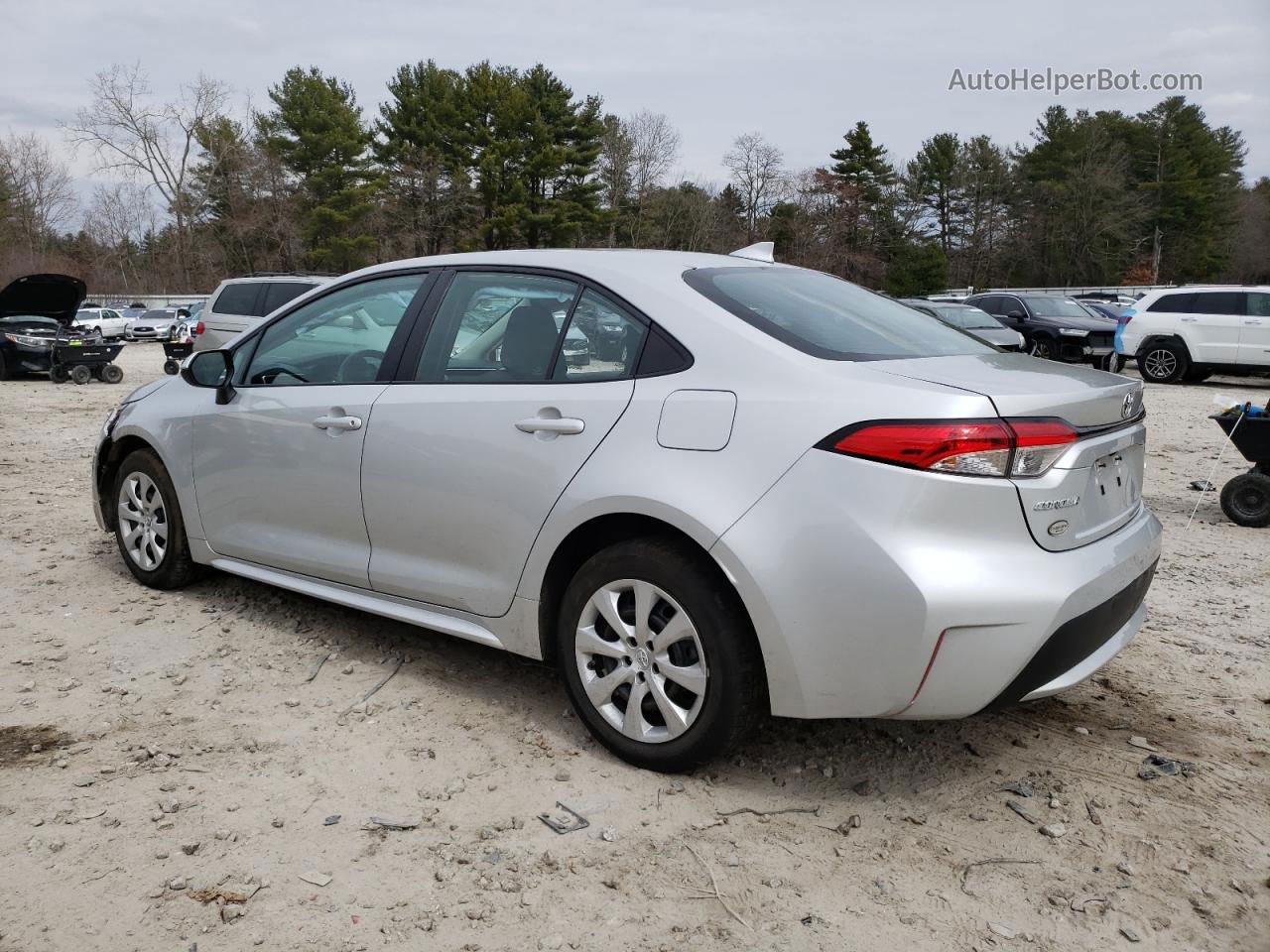 2021 Toyota Corolla Le Silver vin: 5YFEPMAE4MP214827