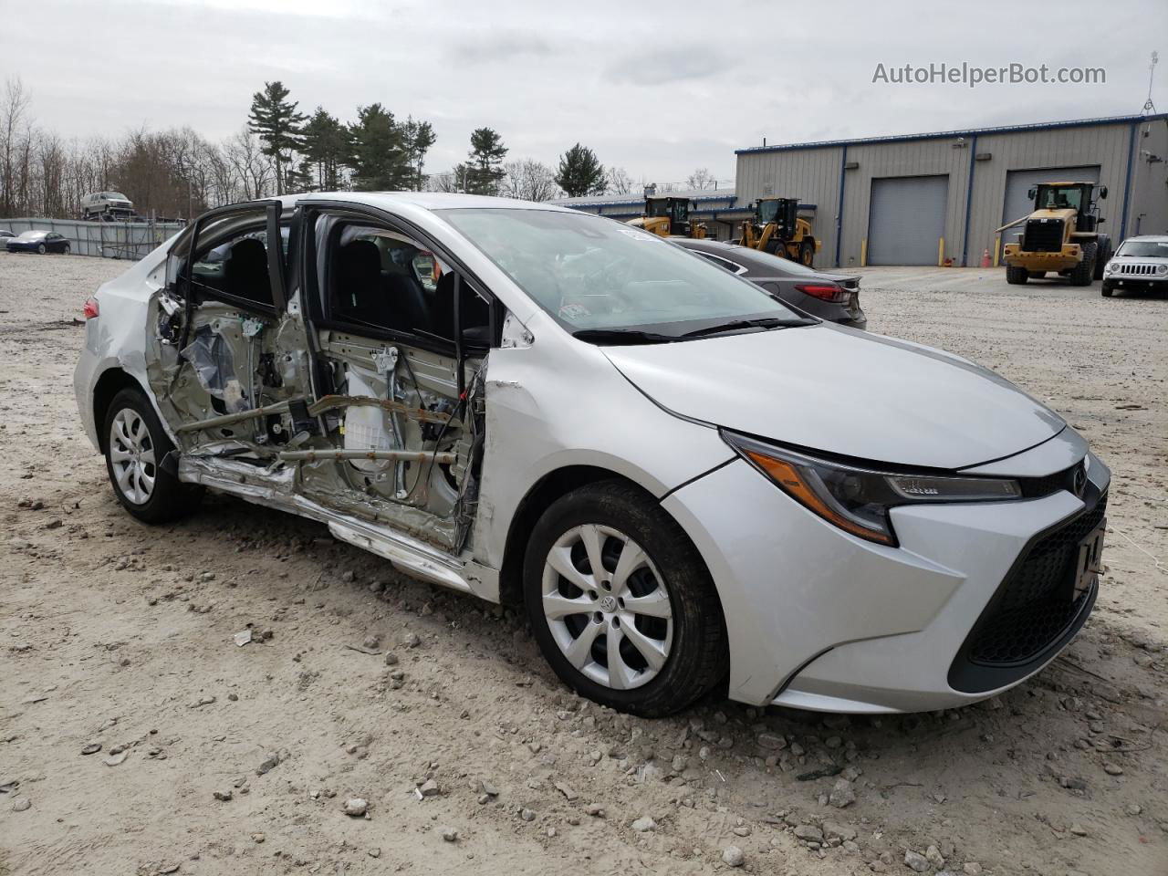 2021 Toyota Corolla Le Silver vin: 5YFEPMAE4MP214827