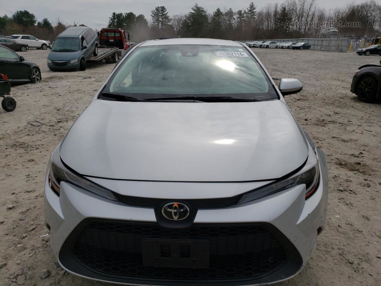 2021 Toyota Corolla Le Silver vin: 5YFEPMAE4MP214827