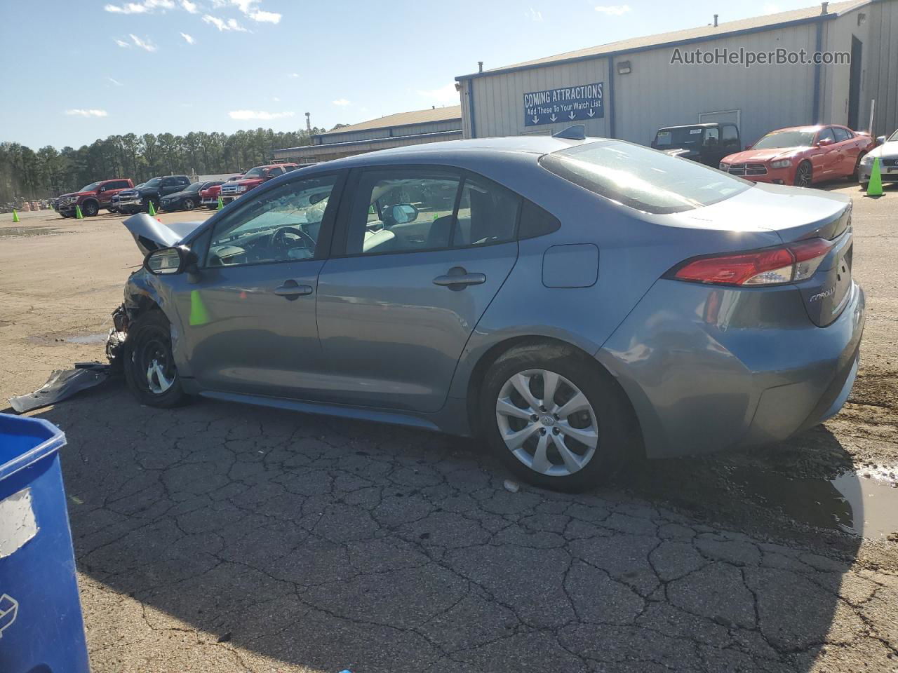 2021 Toyota Corolla Le Blue vin: 5YFEPMAE4MP216397