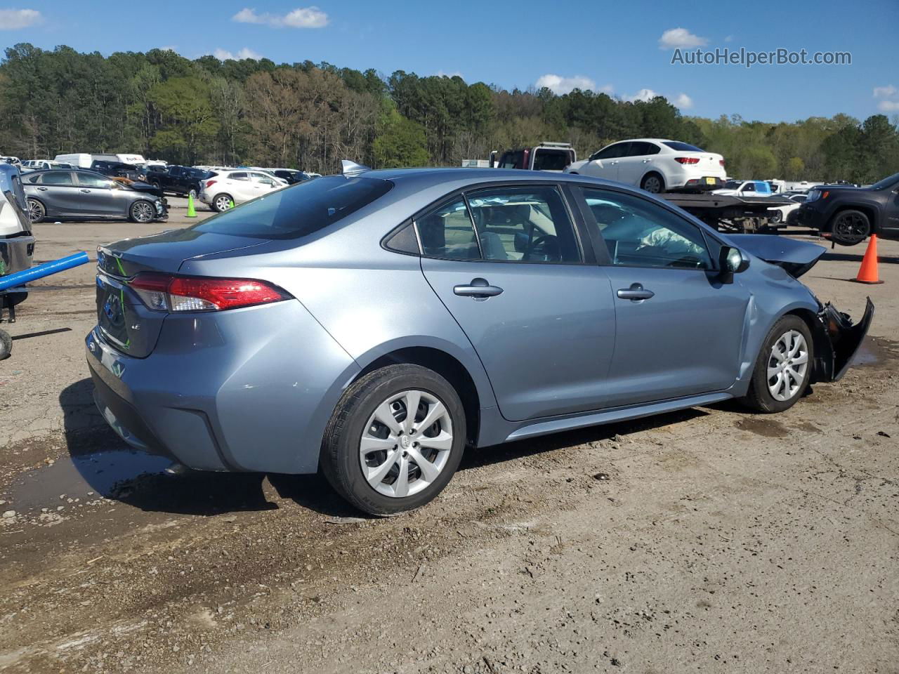 2021 Toyota Corolla Le Blue vin: 5YFEPMAE4MP216397