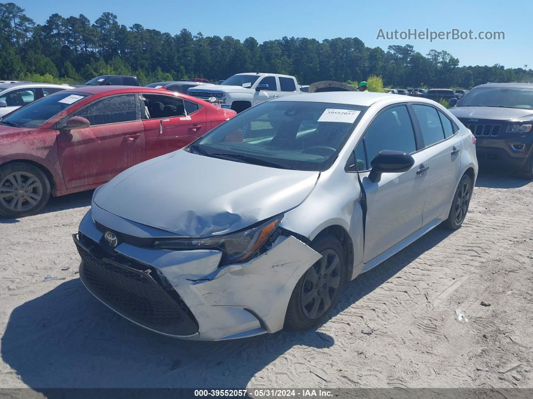 2021 Toyota Corolla Le Silver vin: 5YFEPMAE4MP223835