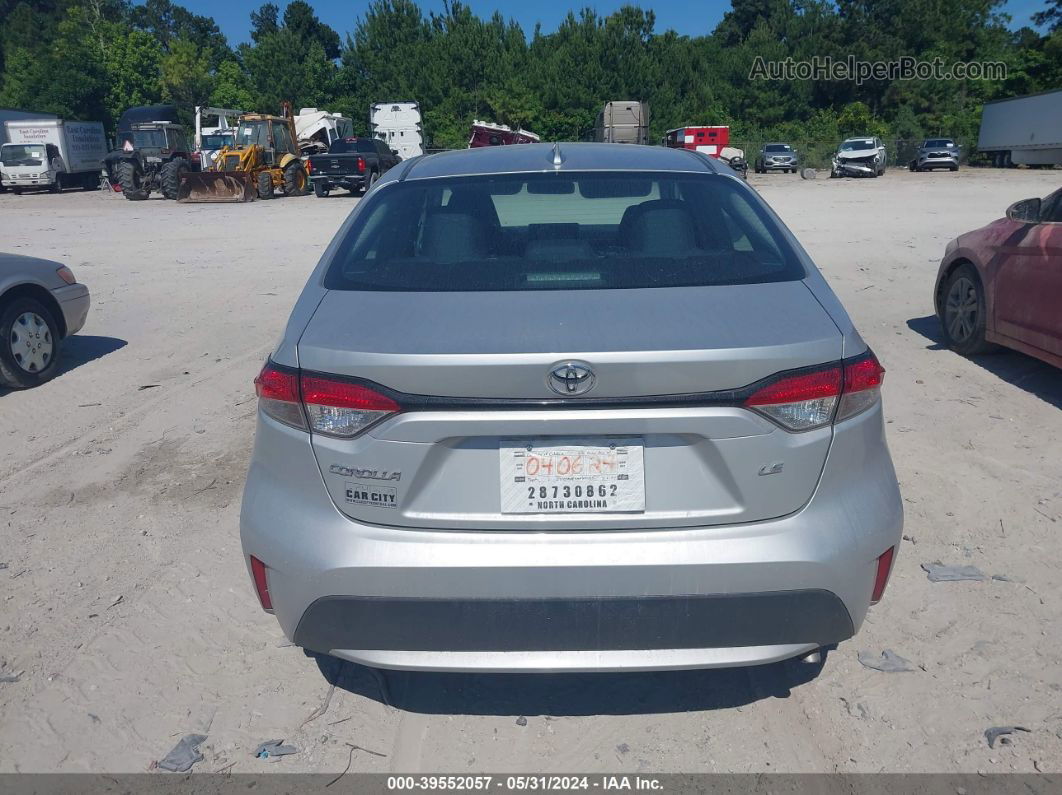 2021 Toyota Corolla Le Silver vin: 5YFEPMAE4MP223835