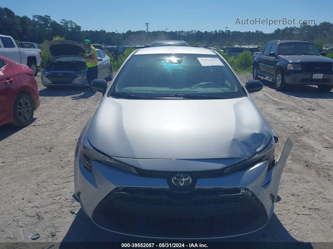 2021 Toyota Corolla Le Silver vin: 5YFEPMAE4MP223835