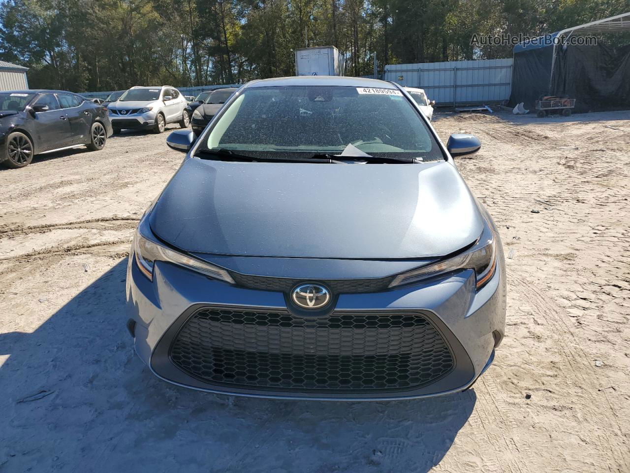 2021 Toyota Corolla Le Синий vin: 5YFEPMAE4MP225133