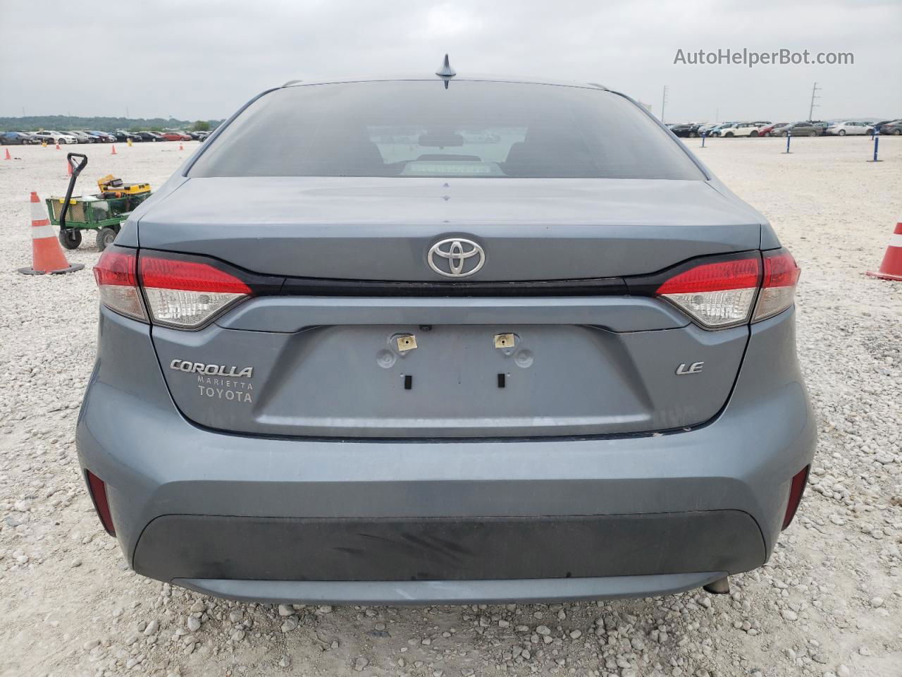 2021 Toyota Corolla Le Blue vin: 5YFEPMAE4MP229795