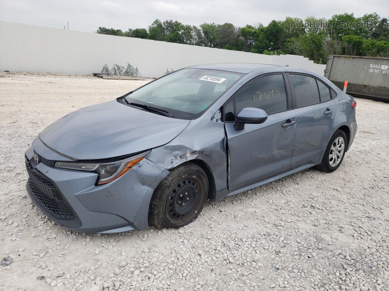 2021 Toyota Corolla Le Blue vin: 5YFEPMAE4MP229795