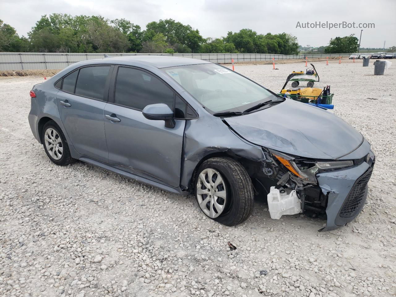 2021 Toyota Corolla Le Blue vin: 5YFEPMAE4MP229795