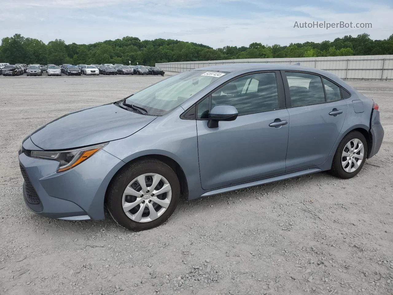 2021 Toyota Corolla Le Blue vin: 5YFEPMAE4MP233314