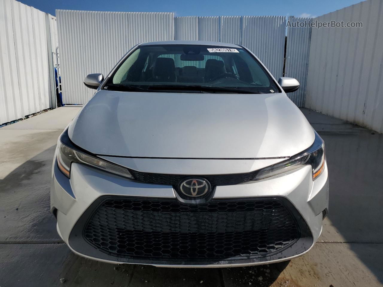 2021 Toyota Corolla Le Silver vin: 5YFEPMAE4MP262926