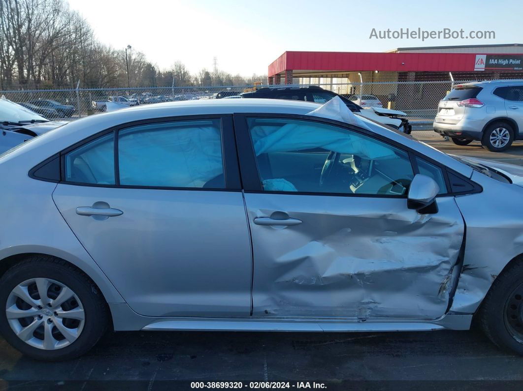 2021 Toyota Corolla Le Silver vin: 5YFEPMAE4MP267138