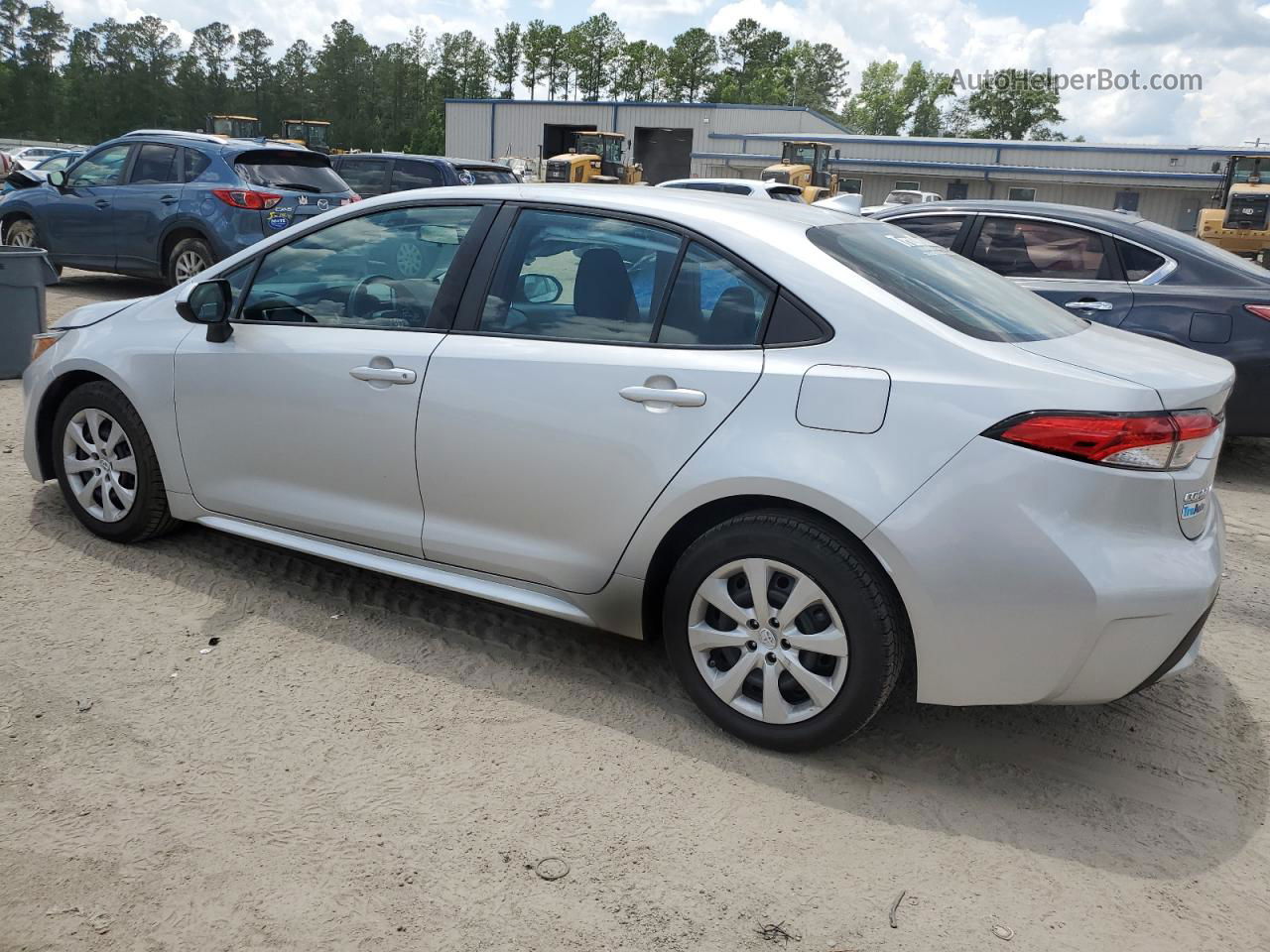 2021 Toyota Corolla Le Silver vin: 5YFEPMAE5MP164696