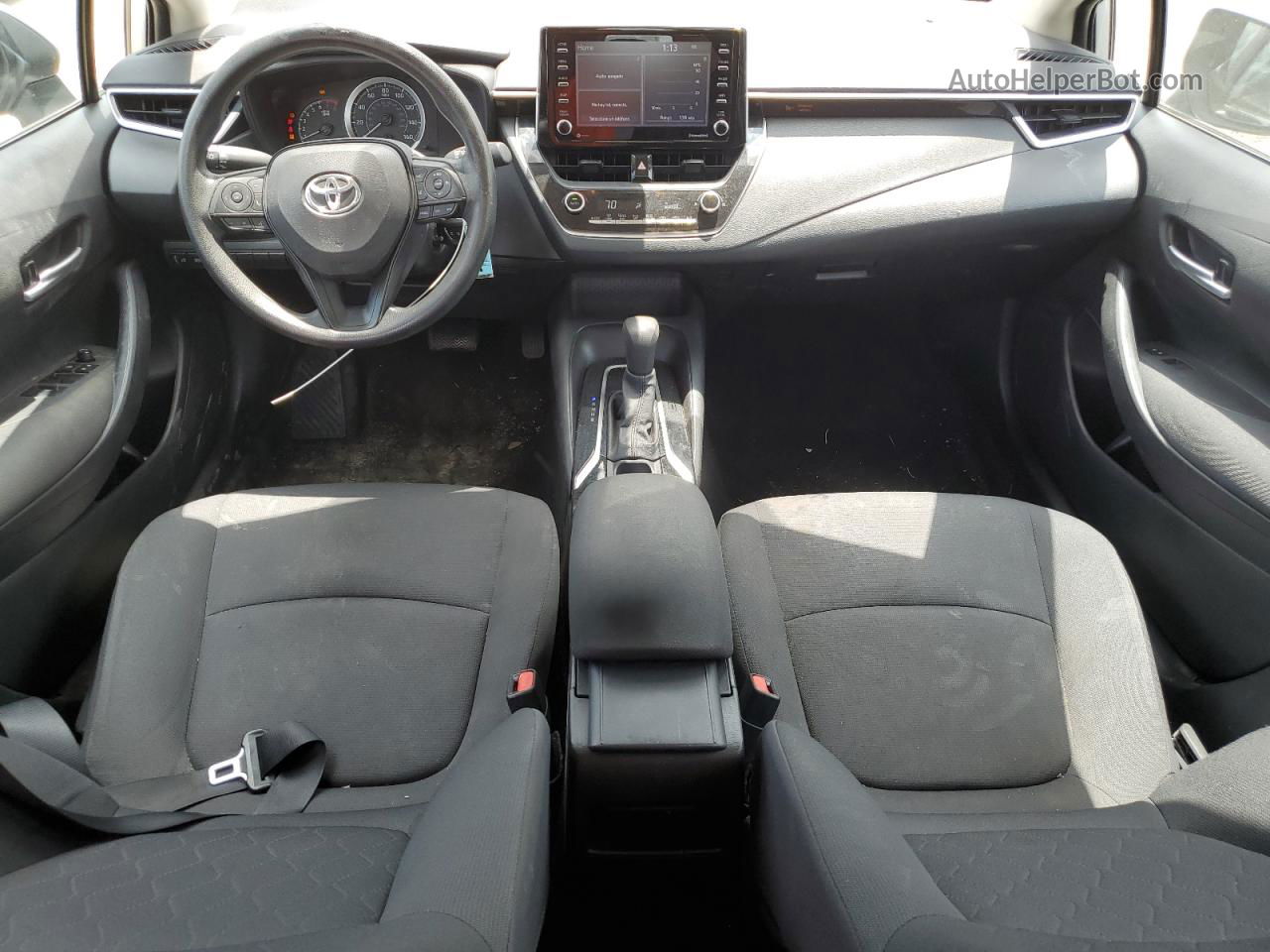 2021 Toyota Corolla Le Silver vin: 5YFEPMAE5MP164696