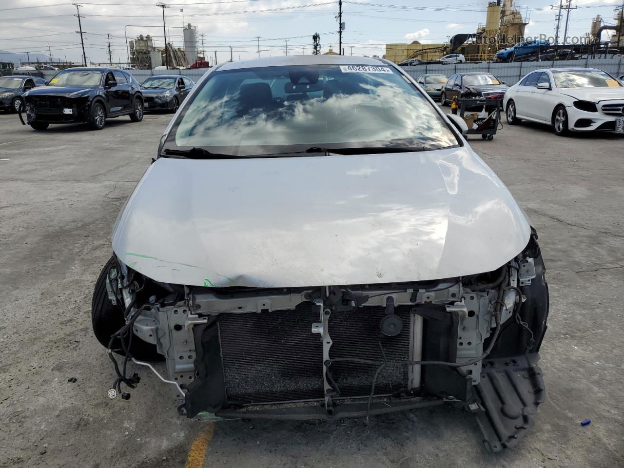 2021 Toyota Corolla Le Silver vin: 5YFEPMAE5MP173429