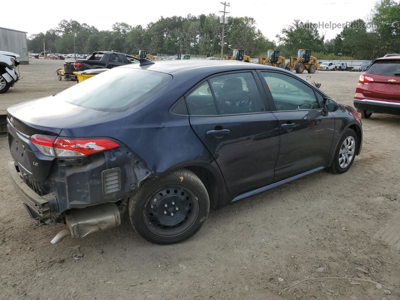 2021 Toyota Corolla Le Blue vin: 5YFEPMAE5MP175634